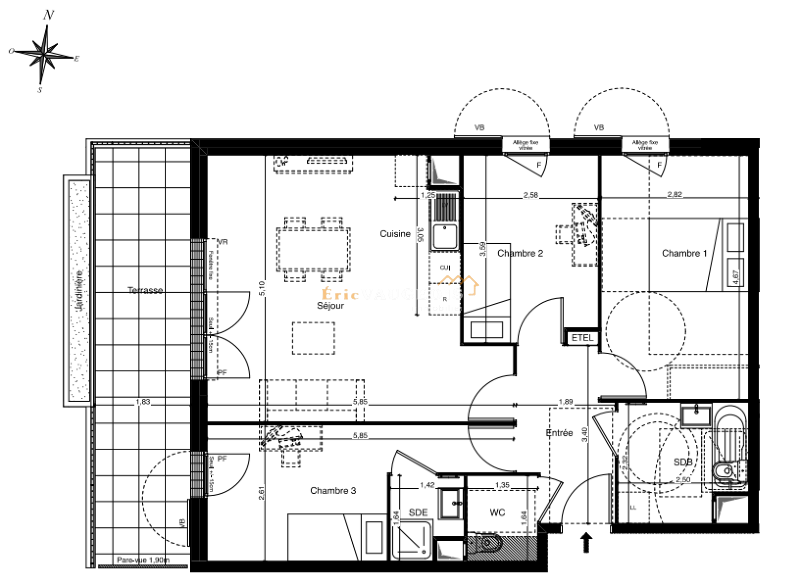 Image_1, Appartement, Coulommiers, ref :1562
